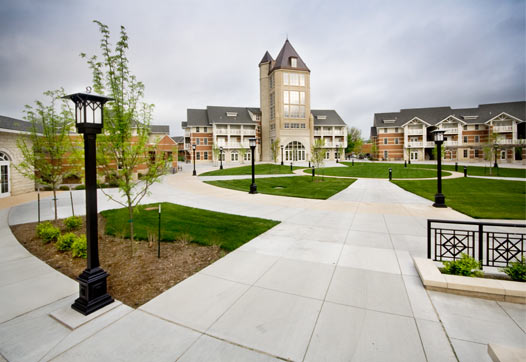 2007 - 82,000 sq. ft. Grey and Colored Concrete in Manhattan, Kan.