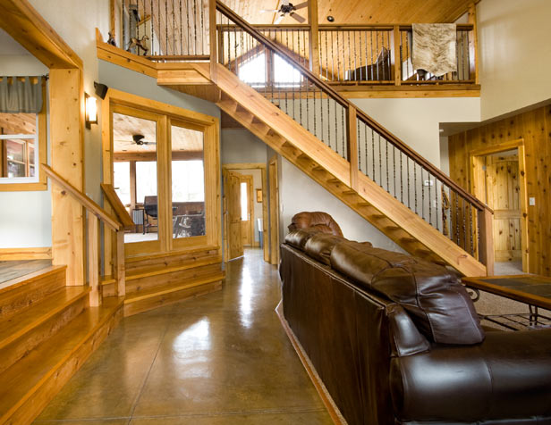 2007 - Stained Concrete Floor in Manhattan, Kan