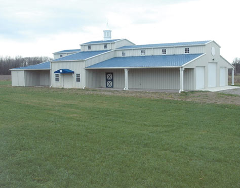 2005 - Steel Framed Horse, and Storage Barn