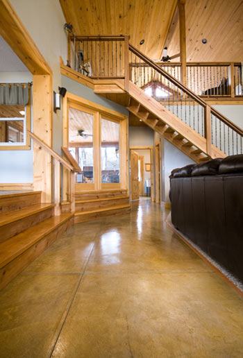 2007 - Stained Concrete Floor in Manhattan, Kan.